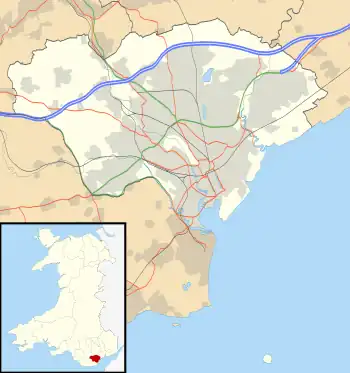 Gwaelod-y-garth is located in Cardiff