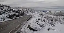 Collado del Cóndor, highest point in Trans-andean highway.