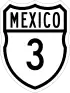 Federal Highway 3 shield