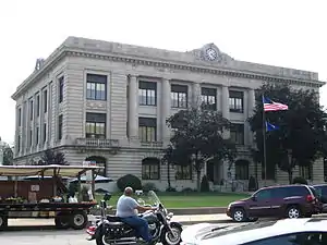 Carroll County courthouse in Delphi