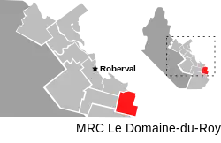 Location of Saint-André-du-Lac-Saint-Jean