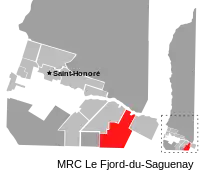 Location of L'Anse-Saint-Jean