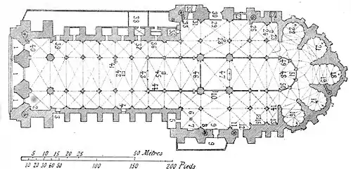 Plan of the cathedral