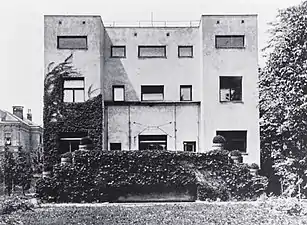 The Steiner House in Vienna by Adolf Loos, main façade (1910)