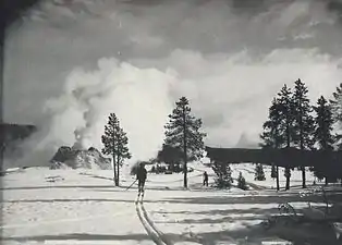 Castle Geyser, January 1887