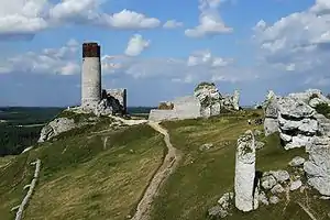 Ruins of the Royal Castle in Olsztyn