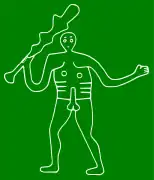 Layout of the Cerne Abbas Giant