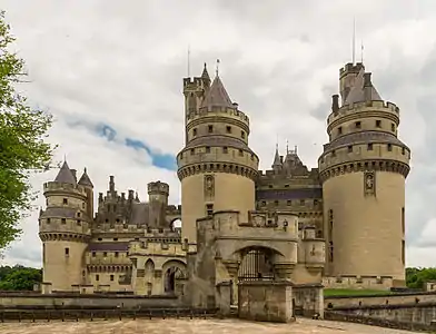 The Château de Pierrefonds today