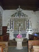 Altarpiece of the Rosary of St. Martin's church, Chatillon-sur-Colmont