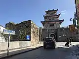 The Lower Water (Xiashui) Gate and ruins of city wall of Chaozhou.