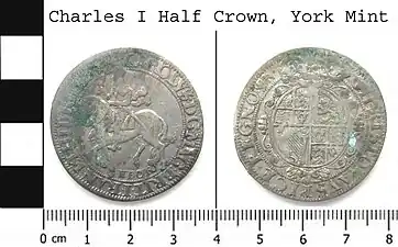 Charles I half-crown