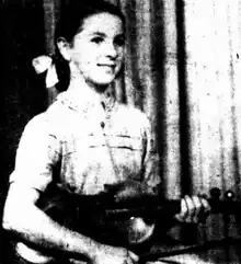 Charmian Gadd aged 11 (1953)