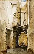 Ruelle de la casbah - Alfred Chataud.