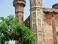 Embellishments on the Chauburji minaret