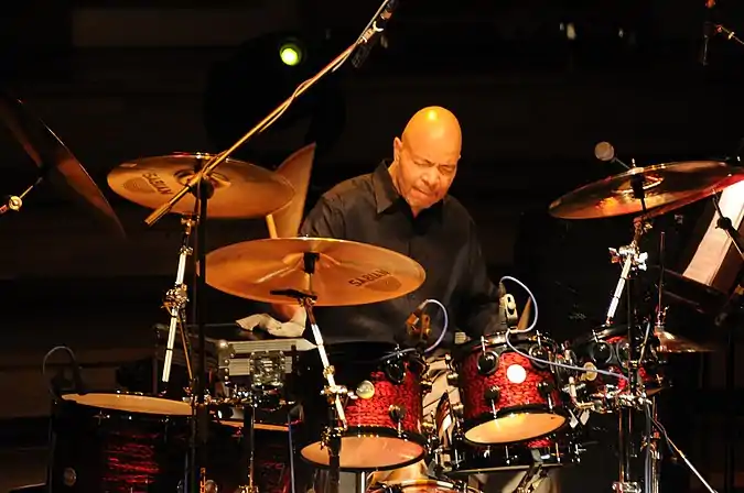 Thompson drumming in 2008