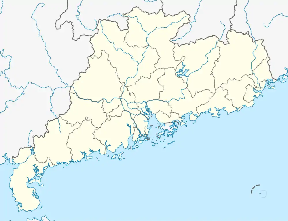 Duanzhou is located in Guangdong