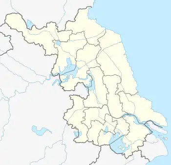 Gangzha is located in Jiangsu