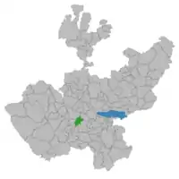 Municipality location in Jalisco