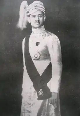 The last King of Travancore, Sree Chithira Thirunal Balarama Varma.