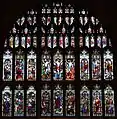 Choir east window by Clayton and Bell 1856 - 1858