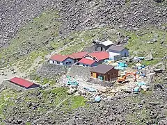 Birds eye view of the shrine complex