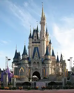 Cinderella Castle during Grad Nite 2007, a Disney World tradition that ended in 2011