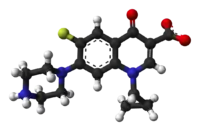 ciprofloxacin zwitterion molecule