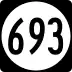 State Route 693 marker