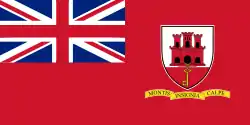 Civil Ensign of Gibraltar