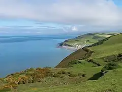 View of Clarach Bay from Constitution Hill, Aberystwyth