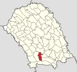 Location in Botoșani County