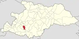 Location in Maramureș County