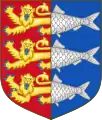 Arms of Great Yarmouth, Norfolk, first recorded mid-15th century