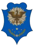 Coat of arms of the Merina Kingdom in 1896