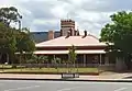 Cobar Police station in Barton St, with St Laurence O’Toole Catholic Church in the background