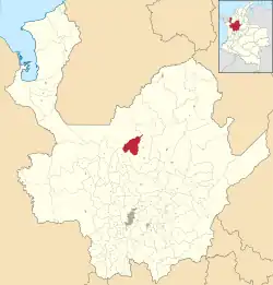 Location of the municipality and town of Briceño in the Antioquia Department of Colombia