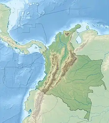 Gryposuchus is located in Colombia