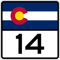 Colorado route marker