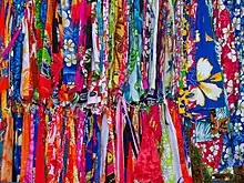 Colourful Skirts at Seychelles Market