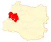 Location of the Valdivia commune in Los Ríos Region