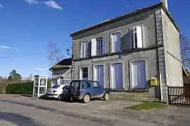 The town hall in Connezac