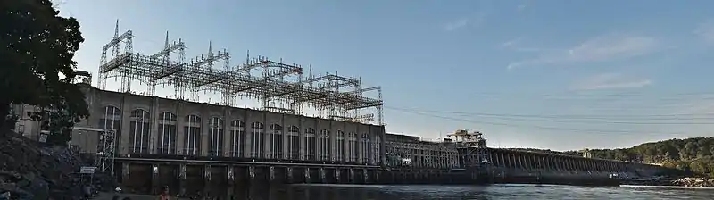 Panorama of city with mixture of five- to ten-story buildings