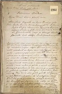 Image 50Constitution of 3 May, one of the first official state documents issued in both Polish and Lithuanian, Lithuanian edition (from Grand Duchy of Lithuania)