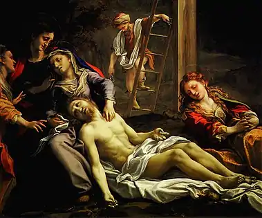 Correggio, Lamentation, c. 1524, Galleria nazionale di Parma