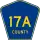 County Road 17A marker