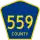 County Route 559 marker