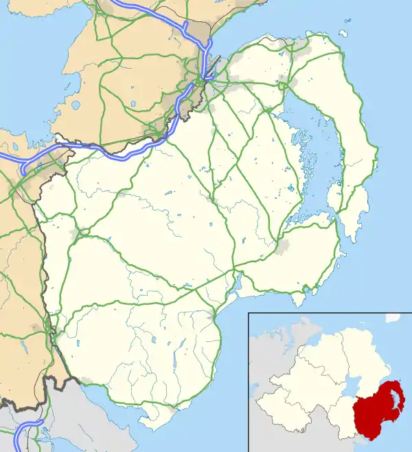 Clanvaraghan is located in County Down