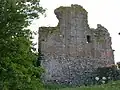 A view of the keep facing North