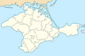 Oktiabrske is located in Crimea