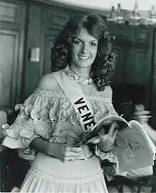 Miss Venezuela 1977Cristal Montañez, Departamento Vargas